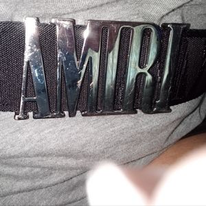 AMIRI BLACK BELT